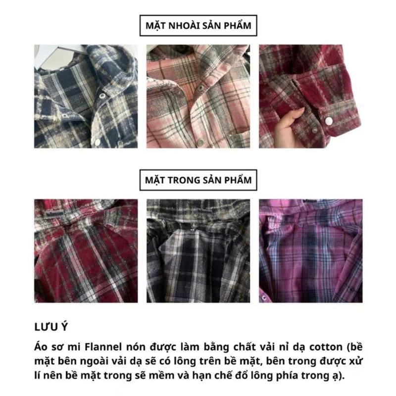 Áo Chống Nắng (Áo Sơ Mi) Unisex Nam Nữ Sọc Caro Có Mũ Form Rộng Chất Dày Dặn - Women 8
