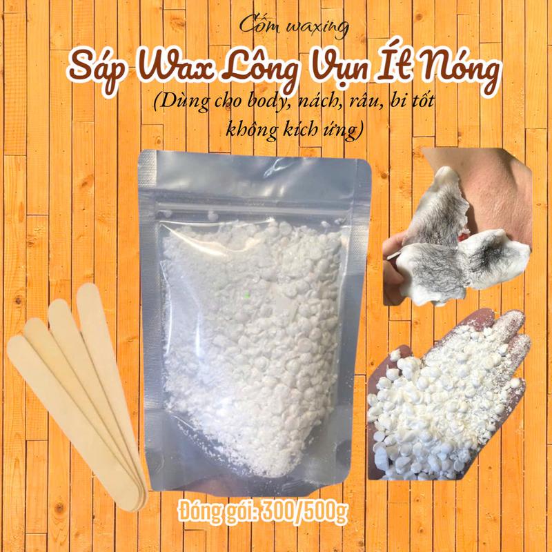 [SÁP VỤN BỂ GÓI 500G,300G] Sáp wax lông sữa dừa cao cấp dành cho da nhạy cảm