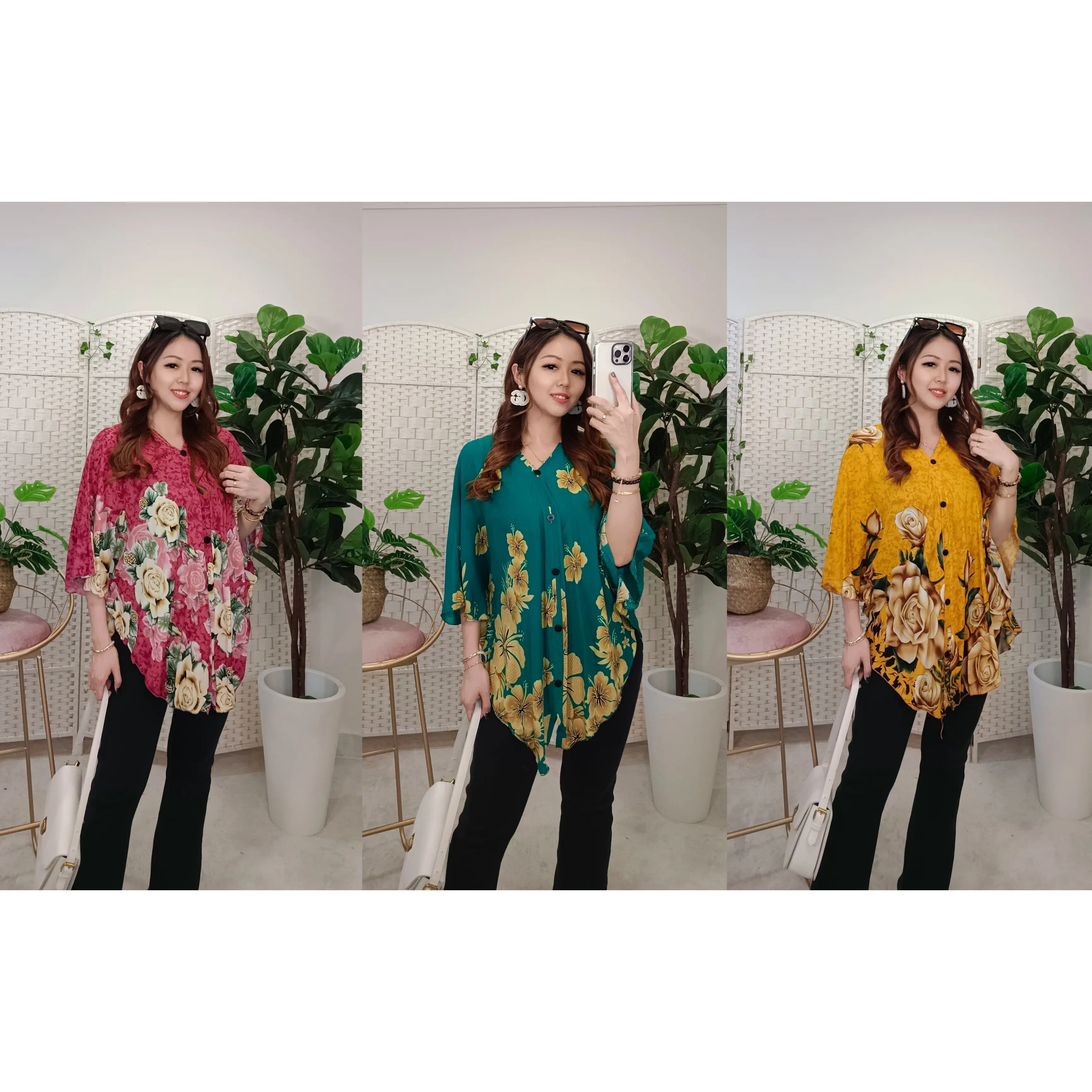 offer item : WOMEN SUZY BLOUSE ( BAGGY STYLE)