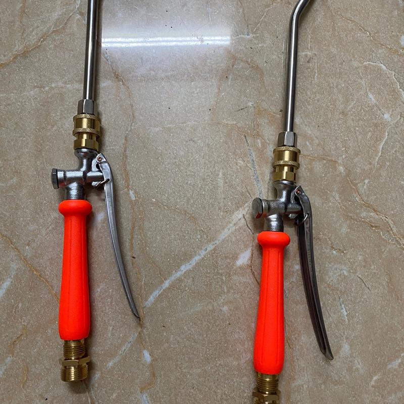 ￼Tay Bóp Xịt Rửa Vệ Sinh Máy Lạnh - Điều Hòa . Có Gắn Khớp Nối 1/4 chân ren 22mm