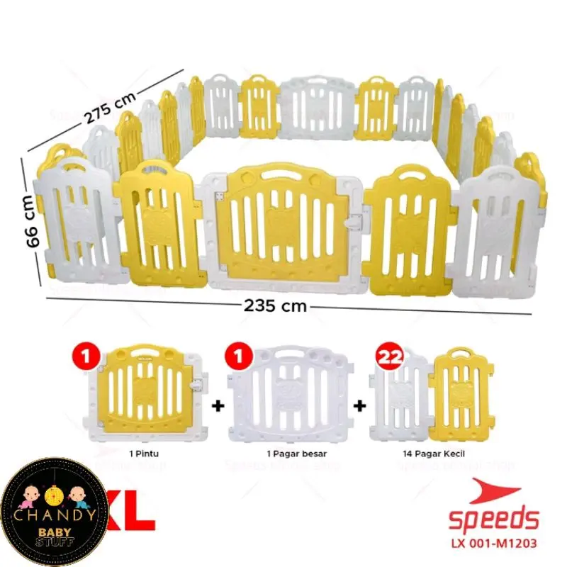 SPEEEDS M11203 PAGAR MAINAN ANAK ADA UKURAN S/M/L/XL/XXL 7