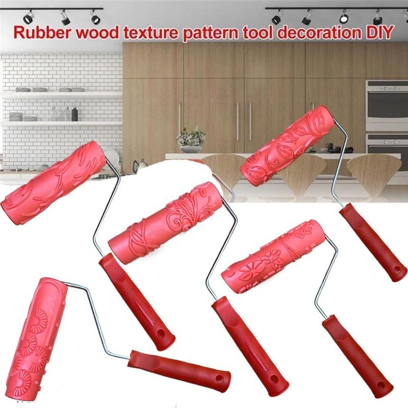 SCH Home Store Dụng cụ trang trí NGHỆ THUẬT Con lăn sơn vân gỗ Dụng cụ cầm tay…