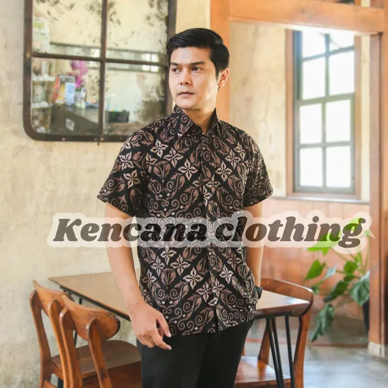 Couple Batik Keluarga Motif songket Abu 5