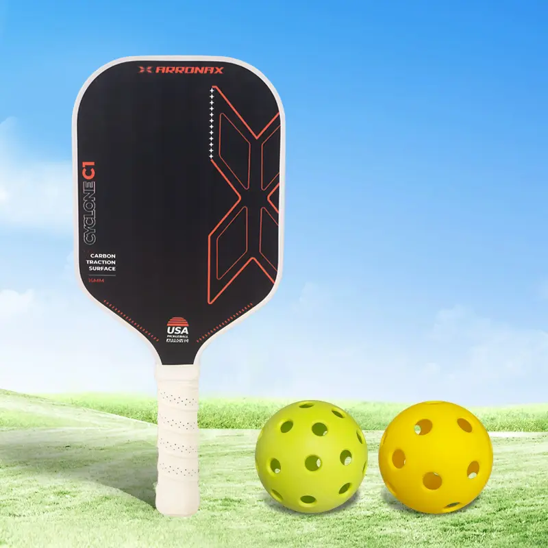 Vợt Pickleball viền đen đỏ siêu nhẹ - Super Quality PK01.8 1