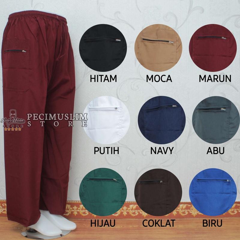 Celana Sirwal Komprang Pangsi Silat Muslim Pria Dewasa Jumbo Big Size XXL XXXL XXXXL 1