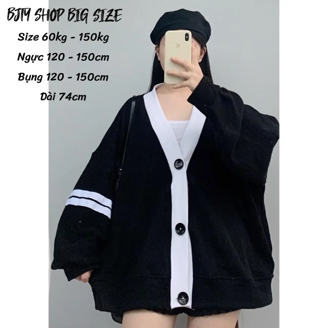 I BIG SIZE I ÁO KHOÁC CARDIGAN UNISEX NAM NỮ BIG SIZE 60KG ĐẾN 135KG - BJTY SHOP BIG SIZE a o aokhoac áokhoá cnữ việt nam khoá kéo monz club chỉ giặt tay đen tay be hoodie nâu hoodie zip boxy gấu hồng áo hoodie nơ đỏ ㊒ ㊖☑✔sọc đen trắng☑✔ zipper zipper abh