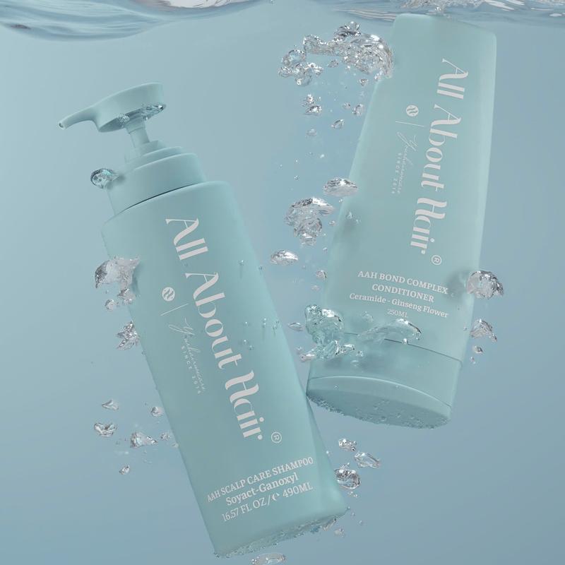 COMBO DẦU GỘI - DẦU XẢ CERAMIDE không chứa SILICONE Dưỡng Tóc ALL ABOUT HAIR 2