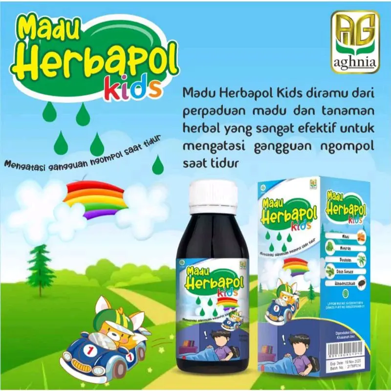 Madu Herbapol Kids - Mengatasi Ngompol Anak 2