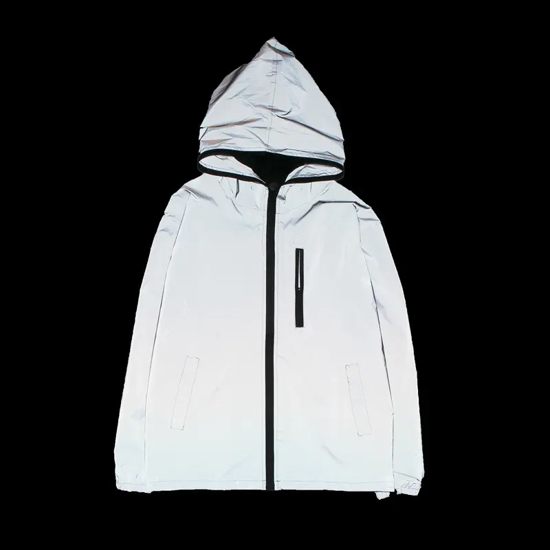Windproof and Waterproof Night Light Charging Reflective Jacket Coats Longsleeve