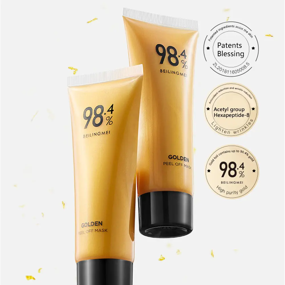 Mặt Nạ Collagen Vàng, Loại Bỏ Mụn Đầu Đen, Nâng Cơ, Làm Săn Chắc, Mặt Nạ Lột Vàng, Kiểm Soát Dầu, Làm Sạch Sâu, Dưỡng Ẩm, Làm Trắng, Thu Nhỏ Lỗ Chân Lông, Chăm Sóc Da Mặt, 80g