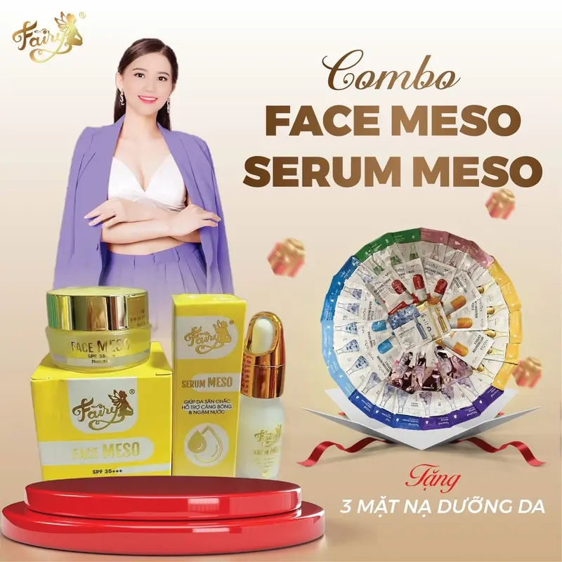COMBO 2 SẢN PHẨM ( SERUM ME SO và  KEM DƯỠNG ME SO Skincare Chăm Sóc Da Làm Đẹp Da 1