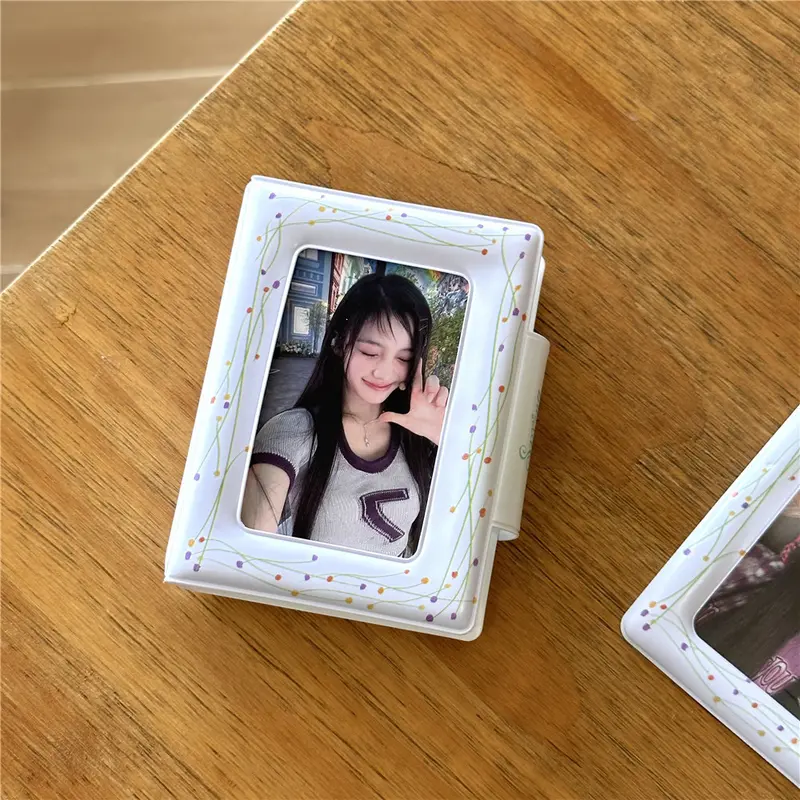 Album Ảnh Thẻ, 32 Khe, 3Inch / 2R, Chủ Thẻ Kpop LOMO, Thiết Kế Chó Lò Xo Và Thiên Thần, Trong Suốt, Cho Thẻ Tín Dụng ID, Sách Sưu Tập Mini, Tuyệt Vời Làm Quà Tặng Decor 6