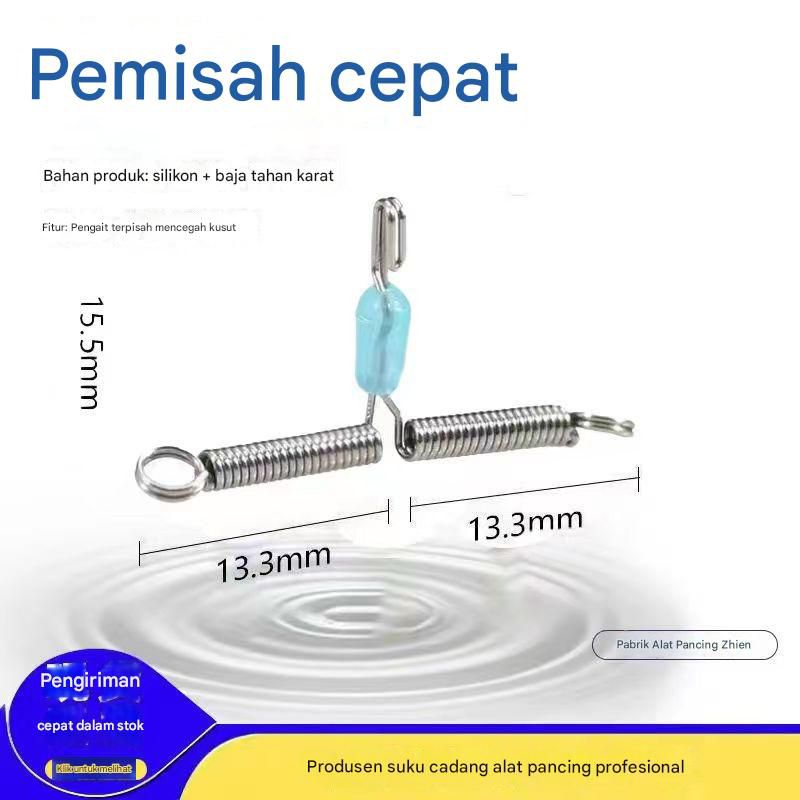 Pemisah 2 3 Rangkaian kail Pancing untuk Memancing Agar Lebih Maksimal Mendapatkan Ikan dengan Desain Optimal dan Kualitas Terbaik umpan mm Alat