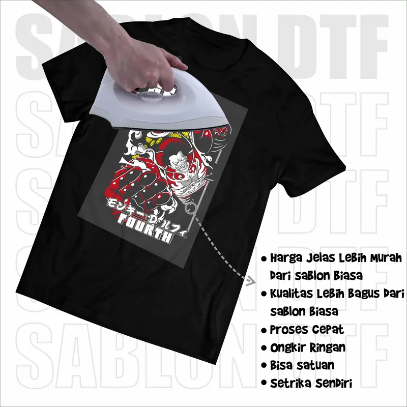 SABLON KAOS MOTOR CB DTF STIKER A3 A4 JEMBER 2