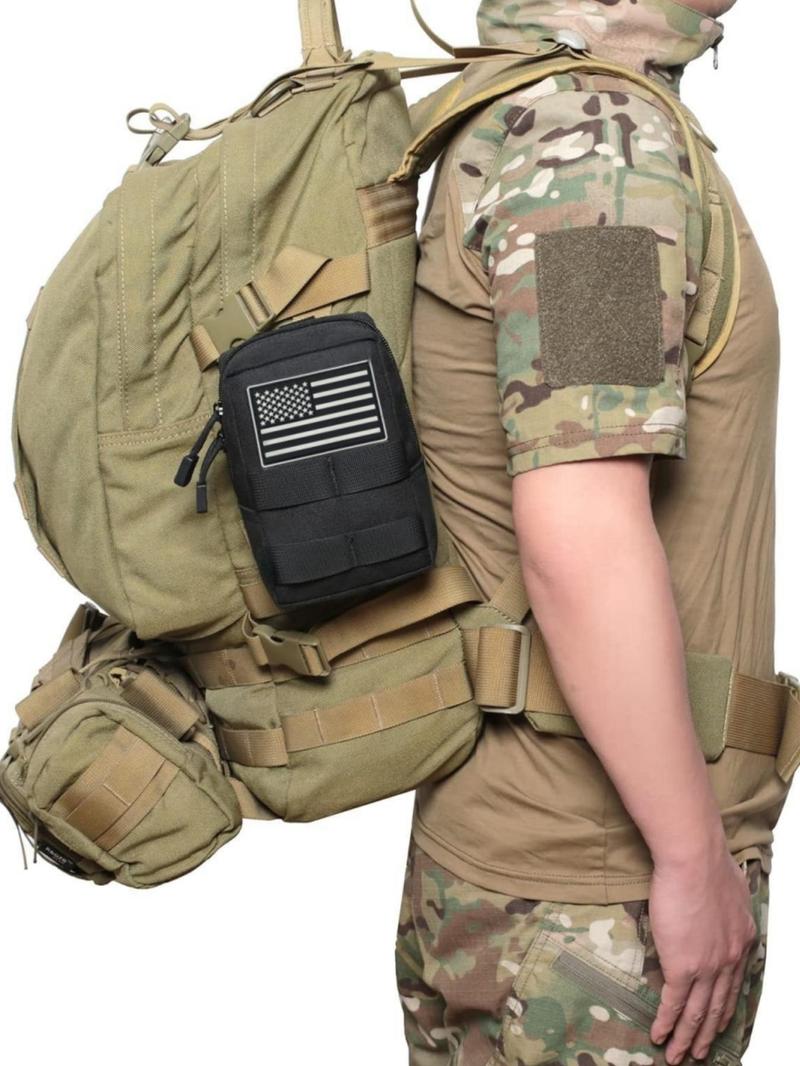 Product Introduction of Tactical Compact Water-resistant EDC Pouch, Molle Pouch, Bag Insert for Outdoor Camping Hiking 2