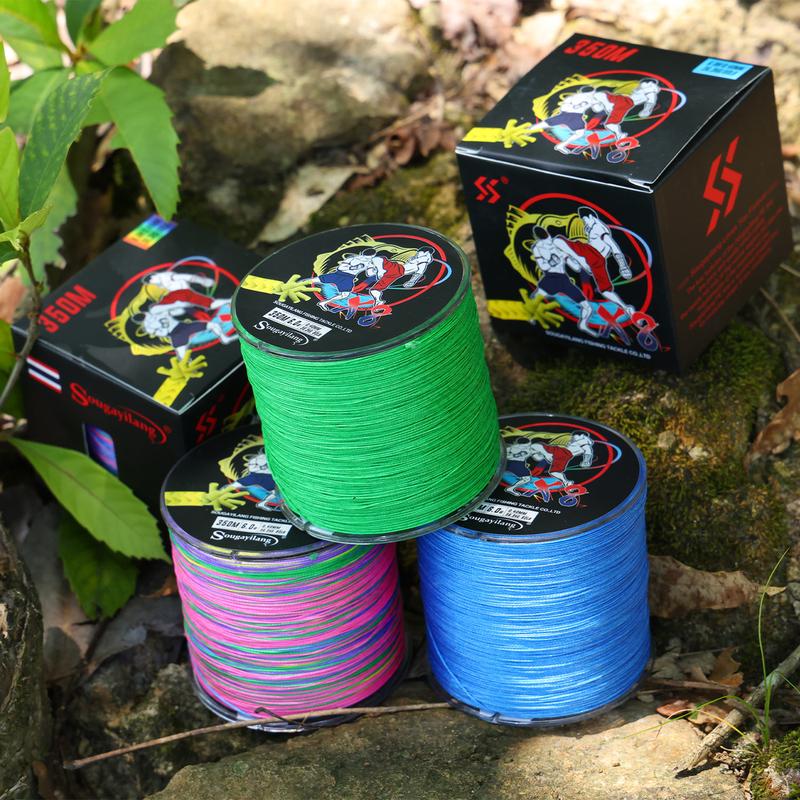 Product Introduction of Sougayilang [COD] 150M 8X จัดส่งจากไทยสายเอ็นตกปลาสายเอ็นตกปลาแบบถักสาย PE สายถัก 3 สี ซุปเปอร์สตรองลาก 15-80LB สำหรับน้ำเค็มน้ำจืด จัดส่งจากกรุงเทพ 6