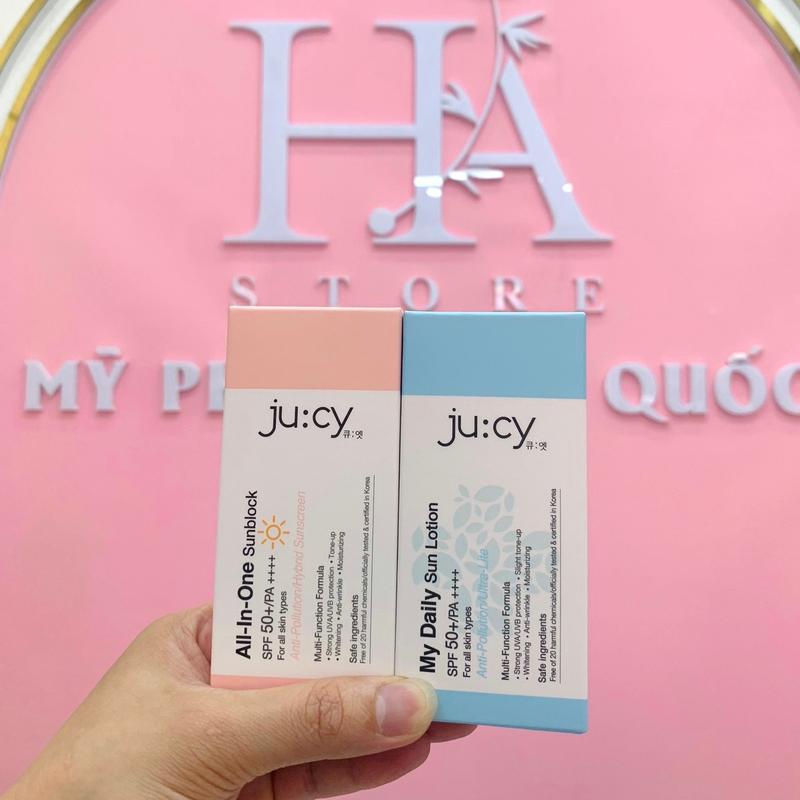 Kem Chống Nắng JU:CY Jucy All In One Hàn Quốc 45g Nữ Skincare