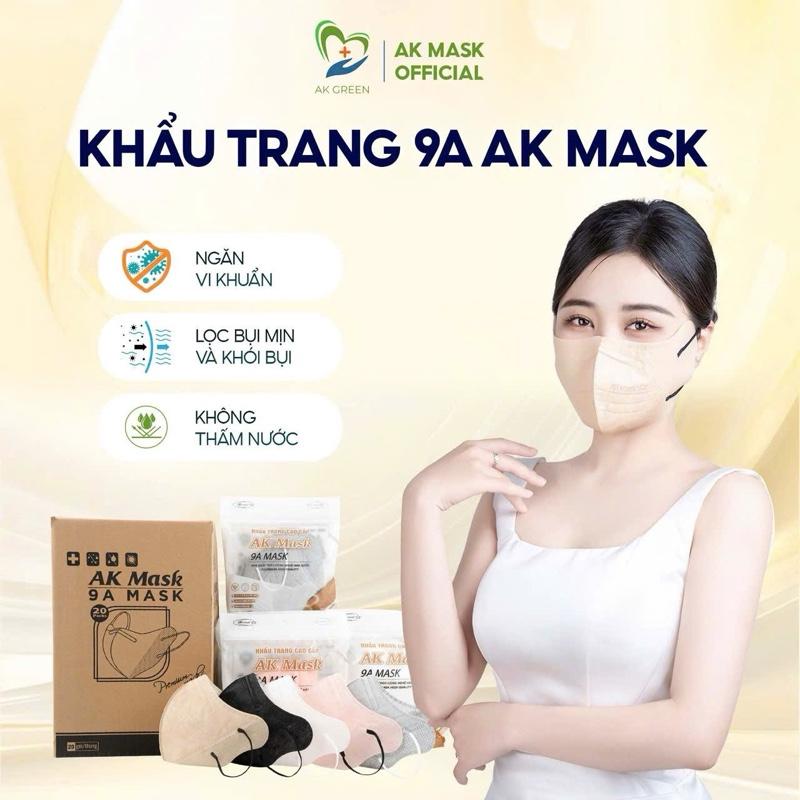 Thùng 200 chiếc khẩu trang TUẤN MINH 9A Pro hàng 4 lớp cao cấp