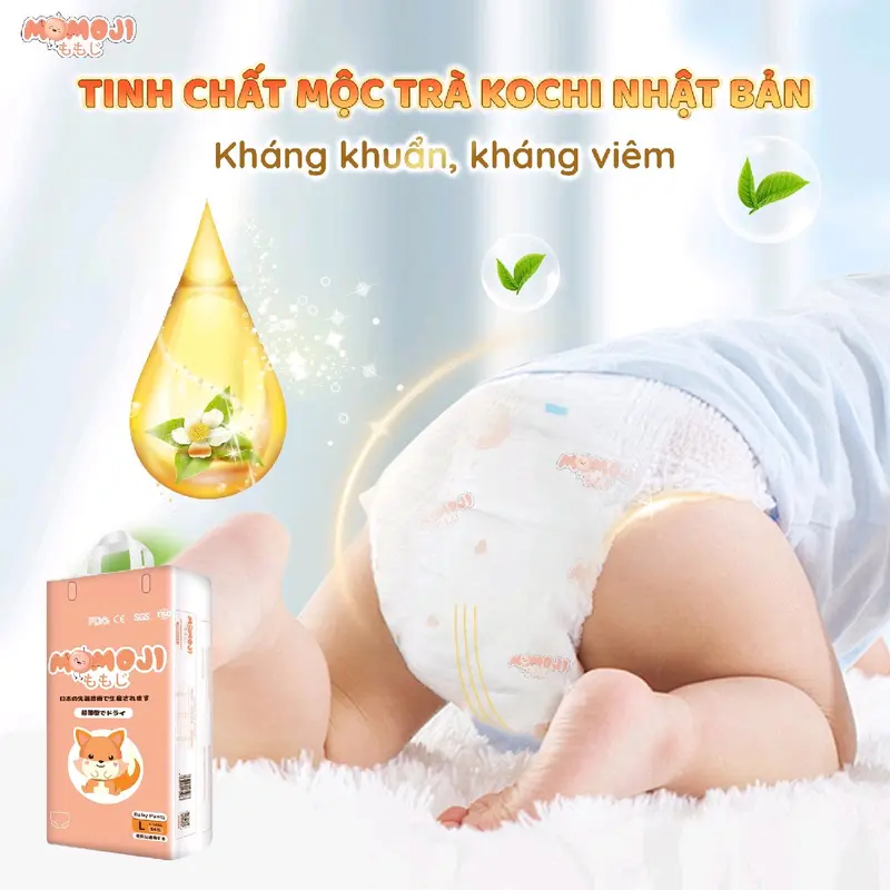 1 BỊCH BỈM MOMOJI TẶNG ÁO CHỐNG NẮNG CHO BÉ Nhộng Chũn 2