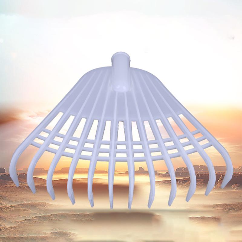 Gardening Hand Rake Tools 12 Tooth Leaf Rake Agricultural Plastic Grass Rake 1