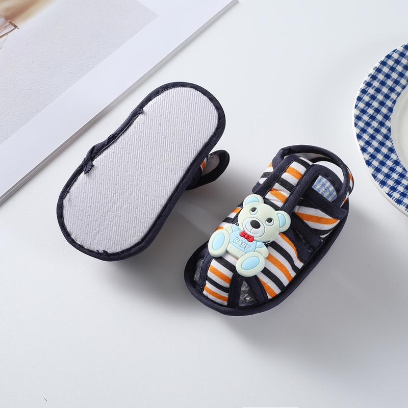 Product Introduction of Dép Xăng Đan Trẻ Em, Cho Em Bé Và Trẻ Mới Biết Đi, Trang Phục Mùa Hè, Thiết Kế Kẻ Sọc Hoạt Hình, Thích Hợp Cho Các Hoạt Động Ngoài Trời Và Thường Ngày Giày Tập Đi Cho Em Bé Gái Và Bé Trai, Giày Thường Ngày 11