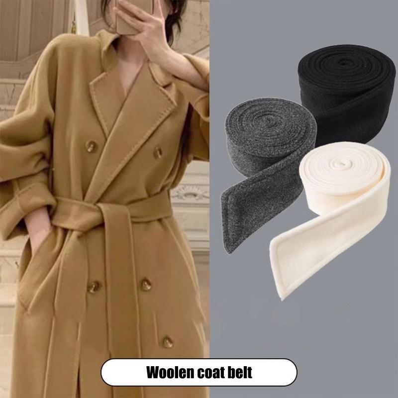  Thắt Lưng Áo Khoác Chải Trơn Cho Nữ Dài Đủ Đàn Hồi Phụ Kiện Đồ Trang Trí Áo Khoác Len Nhiều Màu Cao Su Voi 
