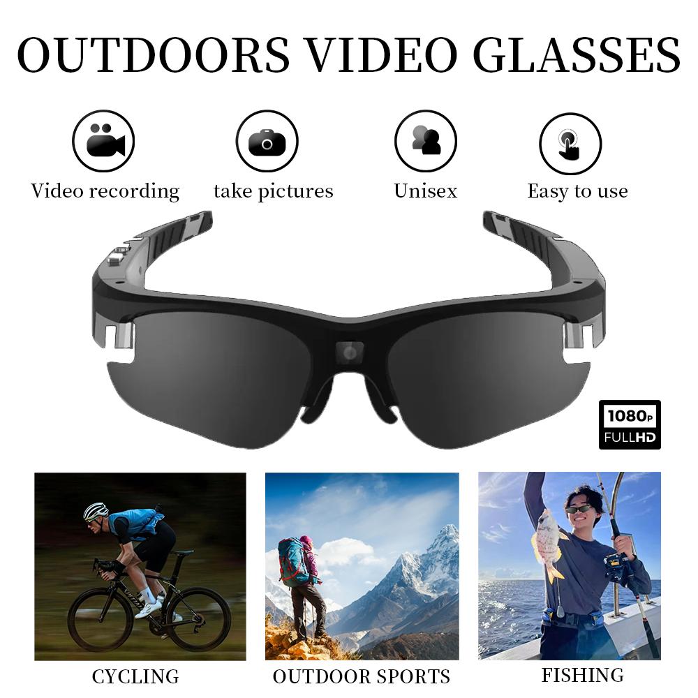 4K HD FPV Smart Glasses WIFI Camera 1080P Video Recording Mini Wireless Bodycam Vlogging POV Action Sports Motorcycle Cycling - Image 2