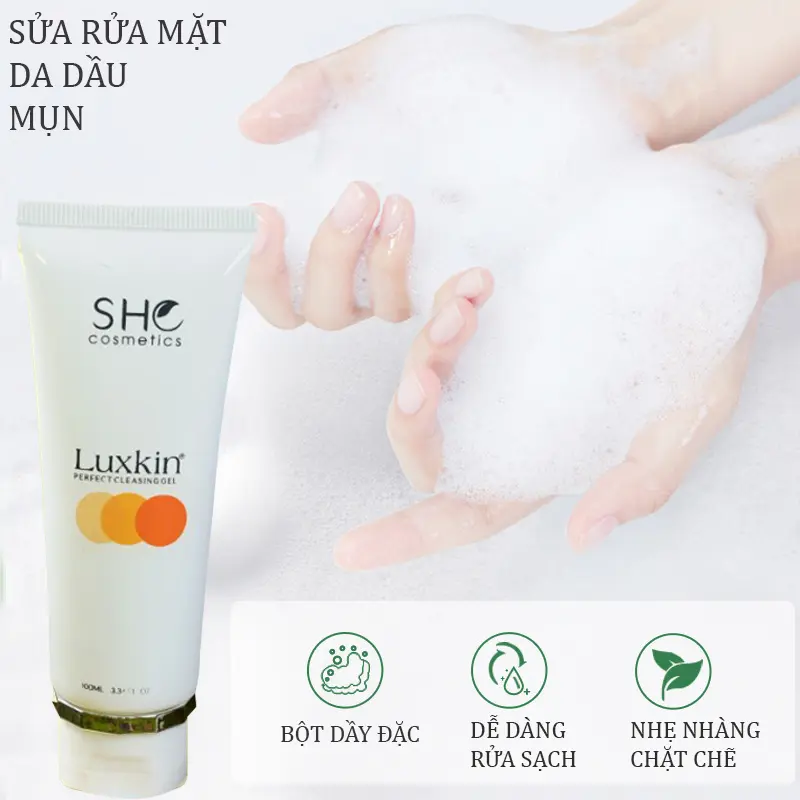 LUXKIN Sữa rửa mặt mật ong lên men,hỗ trợ dưỡng ẩm làm đẹp da cho da thường đến da dầu,sản phẩm chính hãng Skincare sữa  rửa beauty foam 7