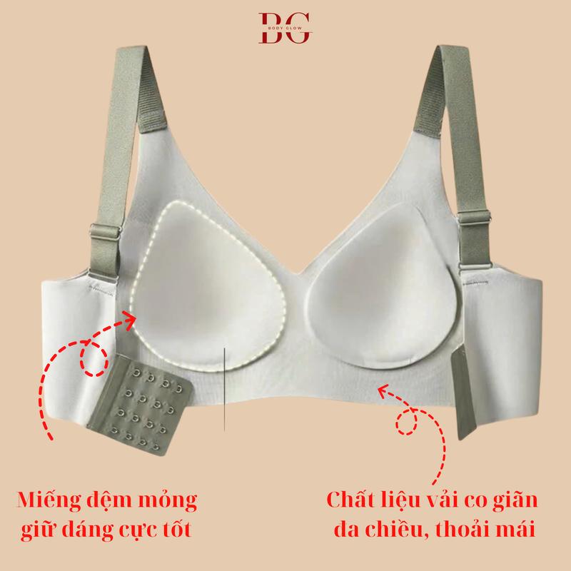 Áo Lót Nữ Emma Định Hình Hàng Cao Cấp, Áo Lót Nữ Không Gọng Thoáng Khí, Giúp Định Hình, Tạo Khe Tự Nhiên BRA26 4