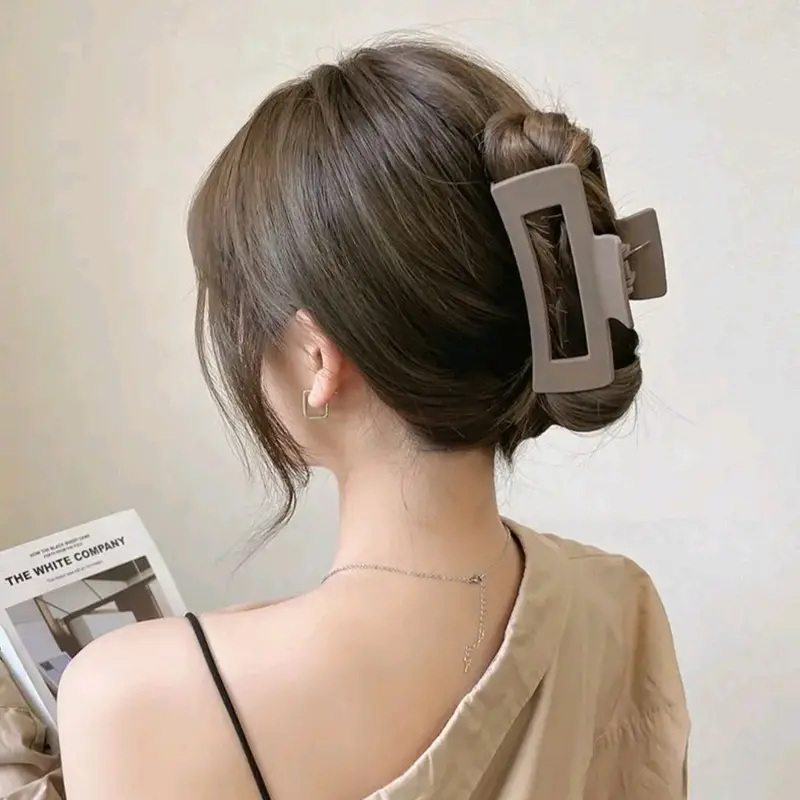 Sét Kẹp Tóc 9 Món Cỡ Lớn, Kẹp Tóc Càng Cua Phong Cách Hàn Quốc Mẫu Mới Cho Nữ Women 7