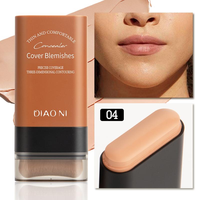 Product Introduction of Beauty Eraser Foundation Stick with Brush Hydrating Light Concealer Foundation 8