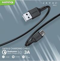Gambar Kabel Hippo Java 2 Micro 100 cm Data Charger Support Quick Charge 3.0 - BLACK dari Miooz_NEW Kota Administrasi Jakarta Barat 2 Tokopedia