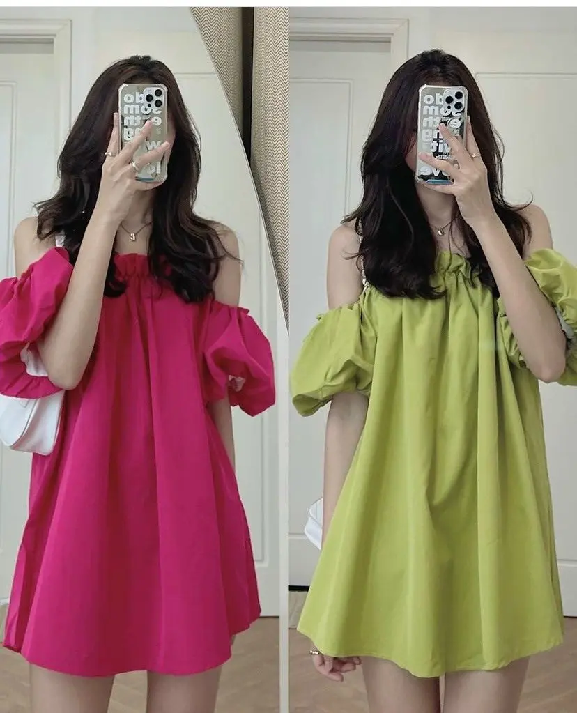 Áo tay phồng hai lớp rộng tay rời siêu xinh xắn
