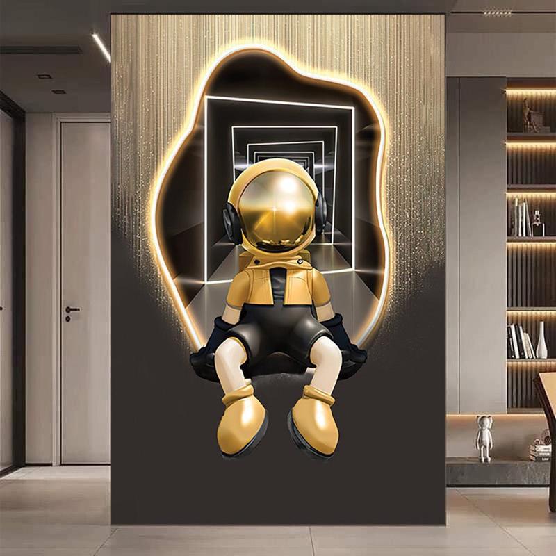 [40x60cm] Tranh Gấu Bearbrick Tráng Gương Cao Cấp, Kaws Toy Treo Tường /game/ Gaming / Robot/ Siêu Anh Hùng Đèn Phòng Khách