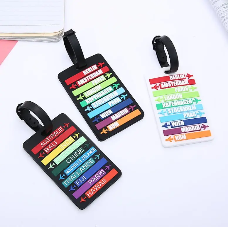 DESTINATION Luggage Tag Label Koper Unik Koper jadi mudah dikenal BJ214