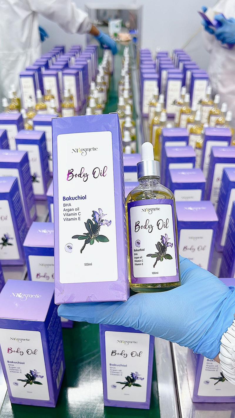 Product Introduction of Body Oil - Dầu Dưỡng Da Body Bakuchioil Npcosmetic 100ml Dưỡng Body Làm Đẹp Da 1