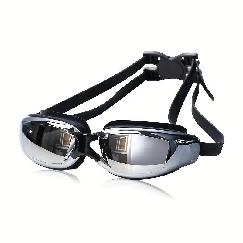 Adjustable Waterproof Swimming Goggles, Anti-fog Swimming Goggles for Men & Women 0