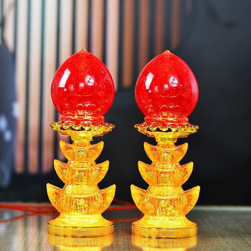 Product Introduction of Lampu Dewan Buddha, Kegunaan Rumah, Lampu Jubao Wangcai, Lampu Dewa Kekayaan LED, Lampu Buddha, Lampu Meja Buddha,  Sesuai untuk Lampu Ilahi kuthu vilakku  set Lighting Pejabat Green agal  vilakku patung  lilin krisdayanti Islamic LED Night Home 14