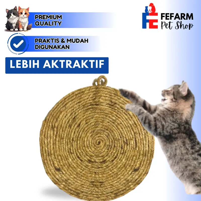 Garukan Kucing Tempel Dinding Mainan Kucing FEFARM 0