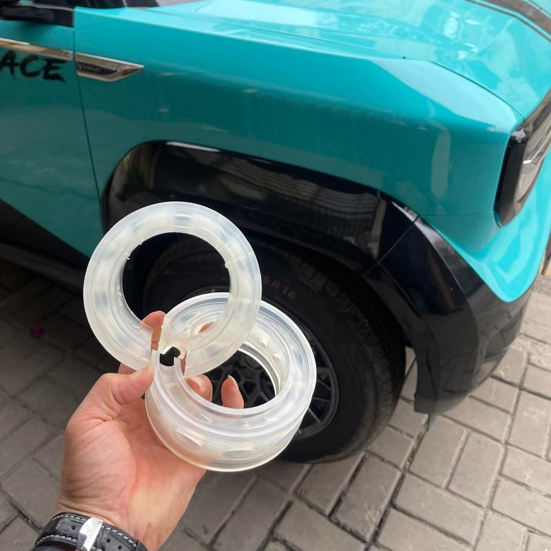 Tấm Thép Gia Cố Khung Càng A VF3(3mm 2 cai) và 4 Đệm Giảm Chấn + 4 Đệm Ốc Càng VF3( combo 4 món) 6