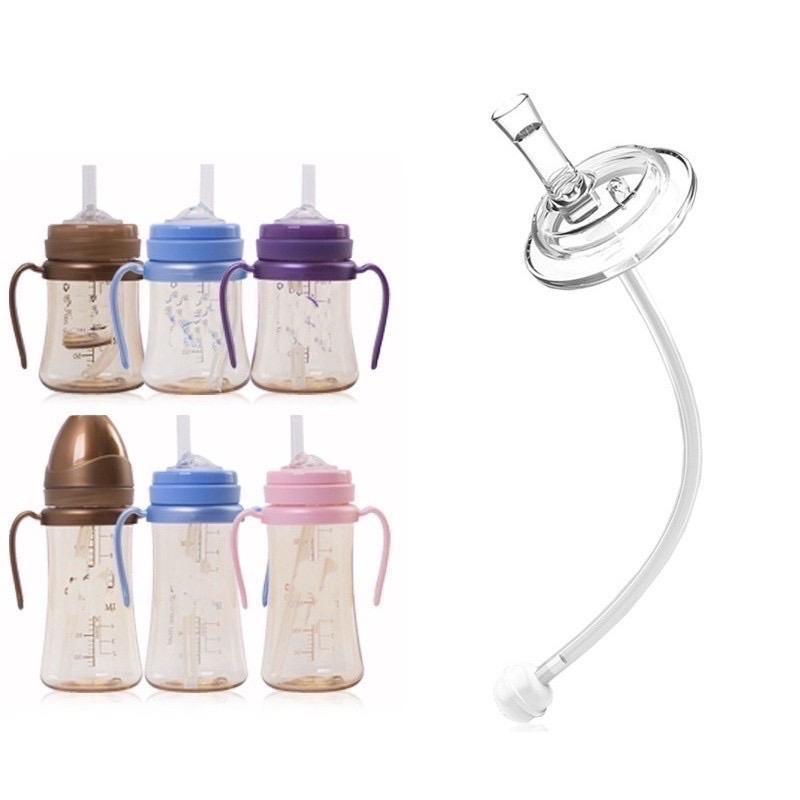 Ống Hút Chống Sặc Thay Thế Cho Các Loại Bình Mèo, Pigeon, Lansioh, Toom....VV Tập Uống