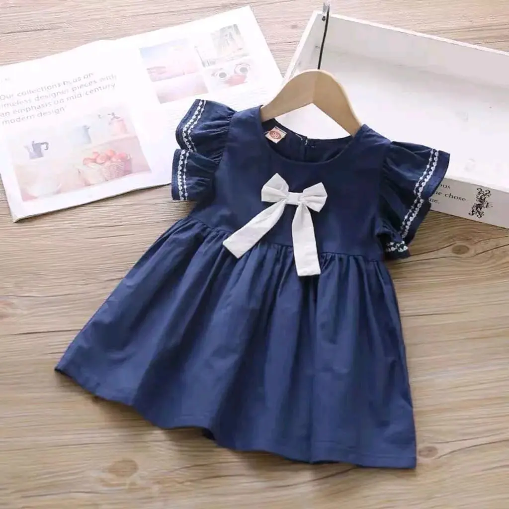 baju anak perempuan inport umur 1-2 tahun navy