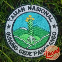 Gambar Patch Emblem Bordir Taman Nasional Gunung Gede Pangrango dari Lisand Kota Bogor 3 Tokopedia