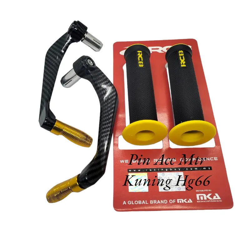 PAKET VARIASI MOTOR PROGUARD KARBON SABIT PLUS + HANGRIP RCB HG55/HG66 HITAM 8