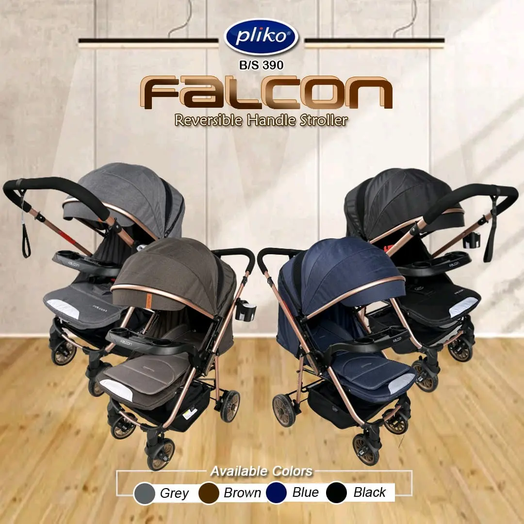 Stroller Pliko Falcon 390 Reversible Handle/ Kereta Dorong Bayi Mommy