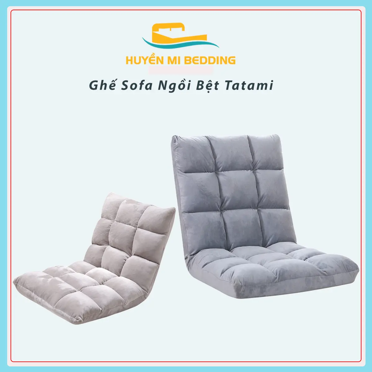 Ghế Bệt KT 60x115cm( size to) Tựa Lưng Tatami. 5 Cấp Độ Gập Tiện Lợi Đầy Đủ Màu sofa  giường kéo