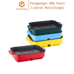 Panggangan BBQ Panci Listrik Multifungsi/Panci Panggang Elektrik Grill