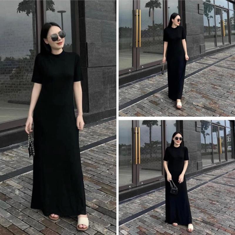 Product Introduction of VÁY CỔ TRÒN TAY LỠ FORM SUÔNG DÀI Nữ Women 5