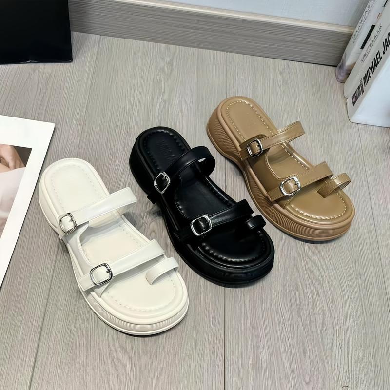 Dép nữ xỏ ngón 2 quai ngang khuy cài điều chỉnh hàng QCCC fullbox Nhung DéP