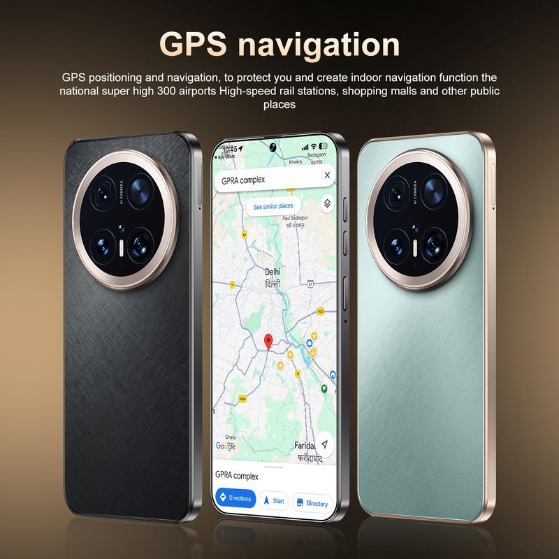 Product Introduction of Hot Sale Mate70pro Perforated Screen Mobile Phone Smartphone 11
